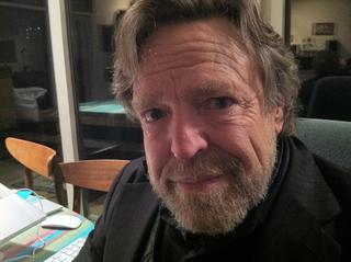 John Perry Barlow at his home in Mill Valley, California, USA